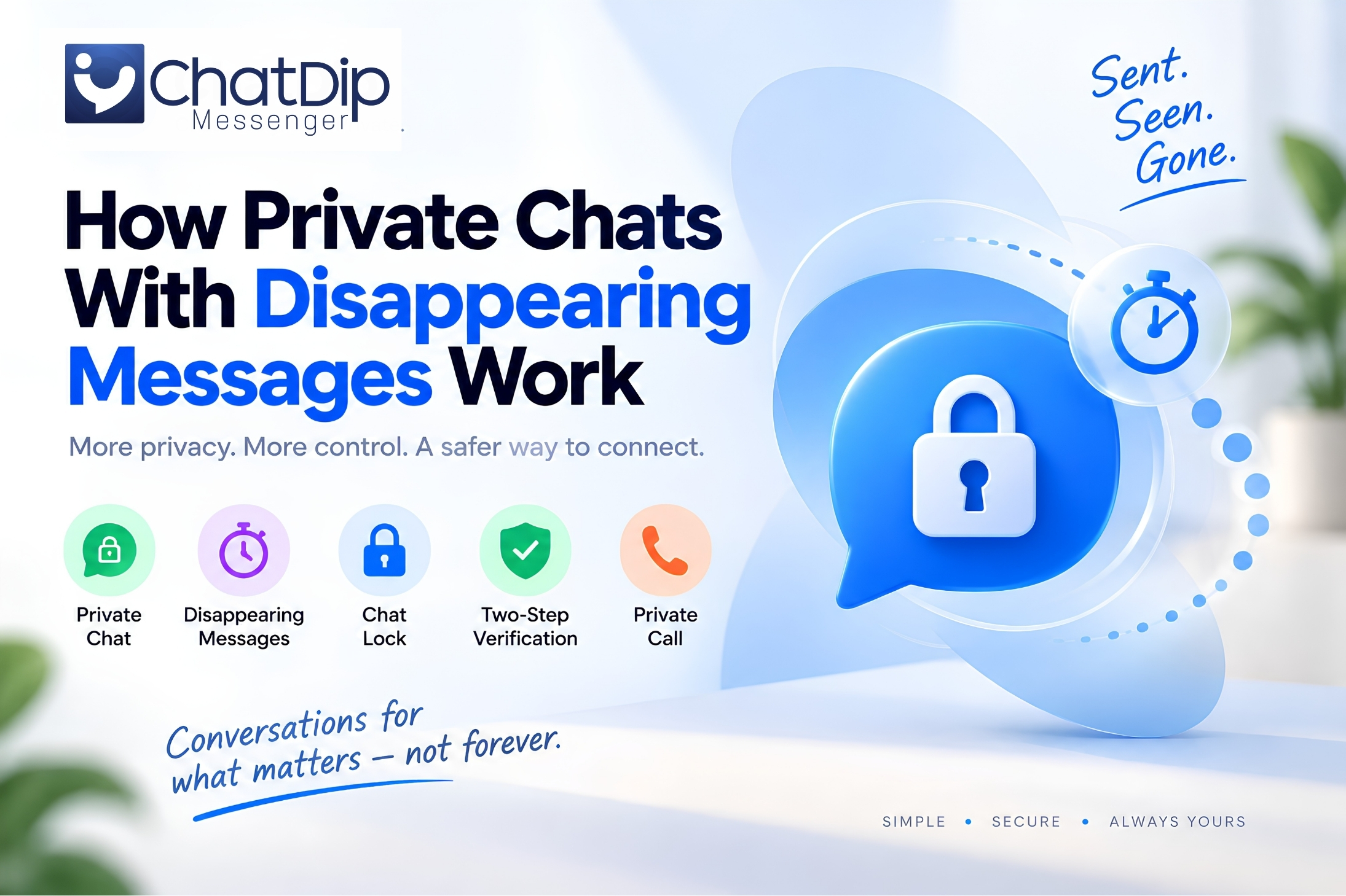How Private Chats With Disappearing Messages Work